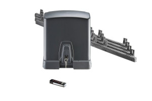 Sommer Schiebetorantrieb RUNner Set inkl. Steuerung, 1 Handsender Pearl, 4m Kunststoffzahnstange