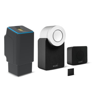 Ekey Fingerprint Schwarz mit Akku und Funk inkl. Nuki Combo 2.0