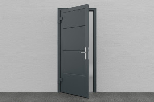 DoorHan Garagen Nebentür, W-Line, Glatt, RAL 7016 - Anthrazitgrau