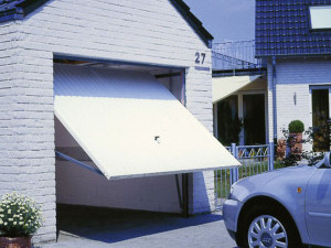 Teckentrup CarTeck Garagenschwingtor DL, Stahlfüllung, Senkrechte Sicke