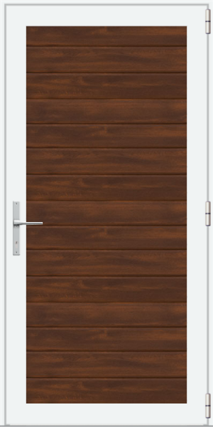 ConDoor LUXE-LINE Nebeneingangstüre, Wood Dark, Plancha