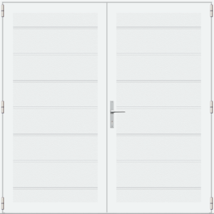 ConDoor LUXE-LINE Garagentor Drehflügeltor TWIN, Woodgrain, Ligna