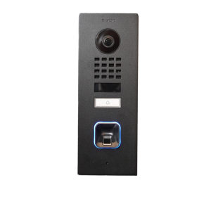 DoorBird D1101FV IP-Türsprechanlage Unterputz Graphitschwarz mit ekey sLine Fingerprint