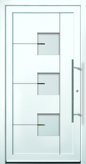 Groke Haustür Modell 12950 Motivglas