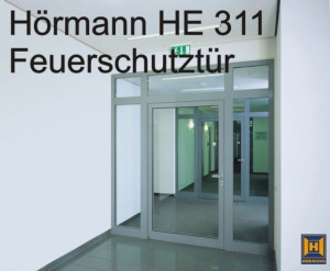 Hörmann T30-1 HE 311 einflügelige Aluminium Rauchschutztür / Feuerschutztür, für den Inneneinsatz