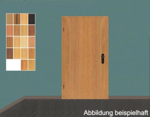 Schörghuber T30-1 Holz Brandschutztür/ Feuerschutztür 3.00 mit Holzzarge - RC2 zertifiziert