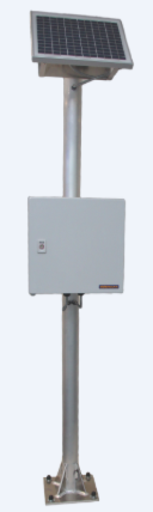 Hörmann Solarmast inklusive Akku WA 24 V für Schranke SH 50