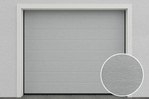 DoorHan Tore DIY, M-Line, Woodgrain, RAL 9006 - Weißaluminium