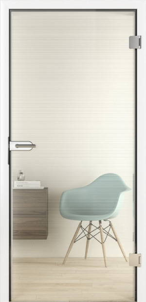 Hörmann Ganzglas Innentüren Glassline Glasart ESG Clear mit Lasertechnik