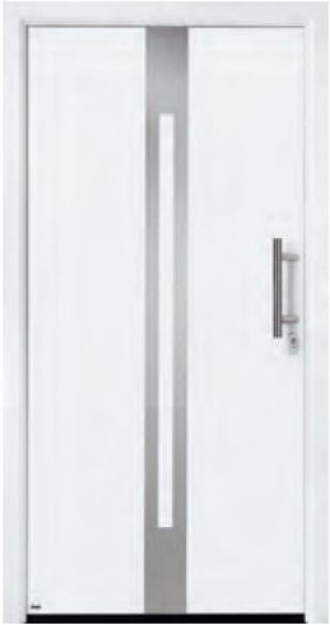 Hörmann Haustür Thermo65 THP Motiv 750 mit Edelstahldesignauflage (keine Verglasung)