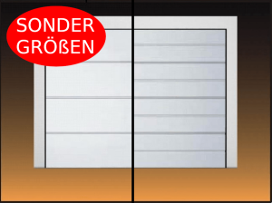 Hörmann RenoMatic Aktion Sondergrößen Sektionaltor Garagentor, mit Antrieb und Handsender