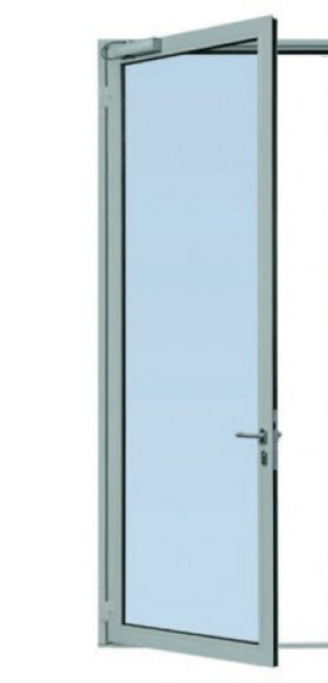 Hörmann Aluminium Rauchschutztür A/RS-150 (kein Feuerschutz)