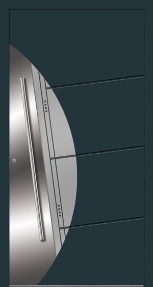 Klauke Aluminium-Haustüre SCH0032