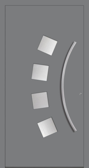 Klauke Aluminium-Haustüre SCH0045