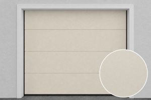 DoorHan Sektionaltore DIY, W-Line, Glatt, RAL 9010-SG - Reinweiß