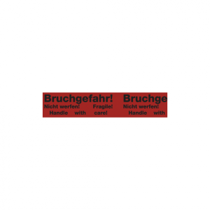 Paketband, "Bruchgefahr" - Rolle &agrave; 66 m | 50x0 mm, 66 m