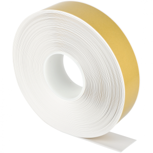 Bodenmarkierungsband WT-500 mit abgeschr&auml;gten Kanten, PVC, Wei&szlig;, 50 mm x 25 m
