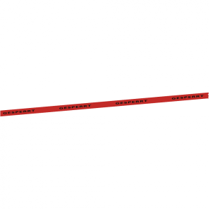 Aufkleber Packband GESPERRT, Folie, 19 mm x 66 m