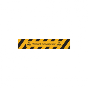 Dreifke&reg; Antirutschbelag, Vorsicht Rutschgefahr, schwarz/gelb, 130x650 mm, R1...
