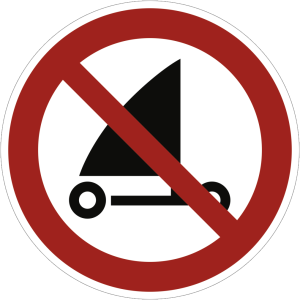 Dreifke&reg; Alu-Schild "Strandsegeln verboten", &Oslash;40cm, 1 St&uuml;ck, Verbotszeichen (...