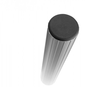 CITY-GUIDE Pfosten silber eloxiert 450 cm