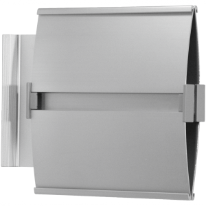 Schild Elegantes Leitsystem, Ausf&uuml;hrung Fahnenmontage, Alu, eloxiert, 148x148 mm