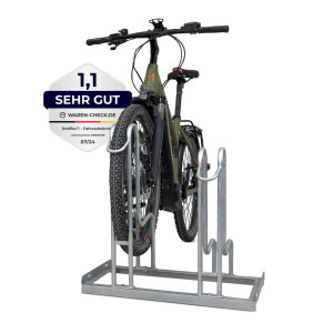 Dreifke&reg; Standparker Wyk | Umknickschutz durch hohe Einstellb&uuml;gel | Fahrradst... für 2 Fahrräder