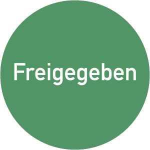 Dreifke&reg; Freigegeben, Papier, &Oslash; 35 mm, 500 St&uuml;ck/Rolle