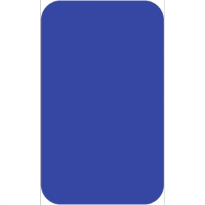 Stellplatzmarker WT-5110, I-St&uuml;ck, PVC, Blau, 75x125 mm, 25 St&uuml;ck/VE