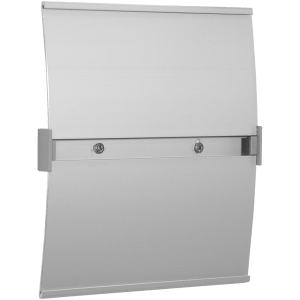 Schild Elegantes Leitsystem, Ausf&uuml;hrung Wandmontage, Alu, eloxiert, 200x200 mm