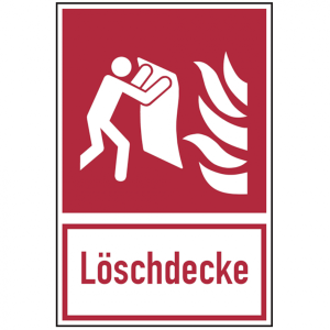 Dreifke&reg; Aufkleber Brandschutzzeichen, Kombischild L&ouml;schdecke | Folie selbstk...