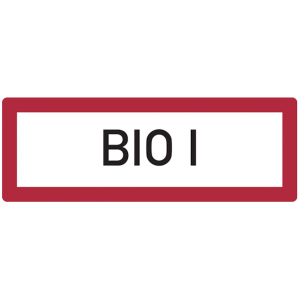 Dreifke&reg; Aufkleber Feuerwehrschild, BIO I - DIN 4066 | 297x105 mm, 1 Stk