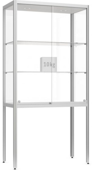 Vitrinefür Innen 1000x2000x500mm  abschließbar