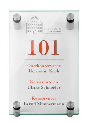 GALERIE T&uuml;rschild, Format: 200x130 mm + 4 Halter i7326