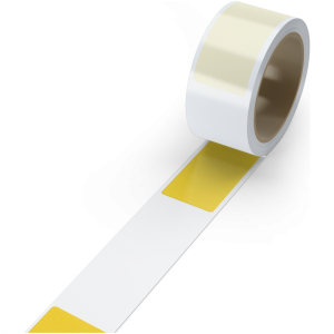 Segmentierte Bodenmarkierungsstreifen WT-5124, PVC, Gelb, 75x220 mm, Rolle 10 m