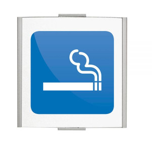 FRANKFURT T&uuml;rschild 120x120mm mit Piktogramm Rauchen