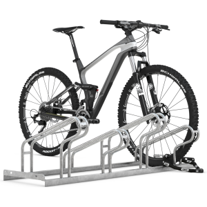 Fahrradständer Bügelparker 1054 | 4 Räder einseitig | RA 350mm