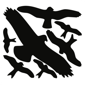 Vogelschutz-Set, Folie, 320x290 mm