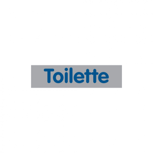 Dreifke&reg; WC-Schild, "Toilette", 20 x 80 mm, PVC 1 Stk.