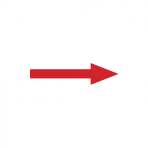 Dreifke&reg; Richtungspfeil, Rot, Folie - 1 Bund = 100 Stk. | Folie selbstklebend...