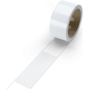 Segmentierte Bodenmarkierungsstreifen WT-5124, PVC, Wei&szlig;, 75x220 mm, Rolle 10 m