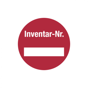 Dreifke&reg; Aufkleber Inventaretiketten mit Freifeld - Bogen = 10 Etiketten | 30...