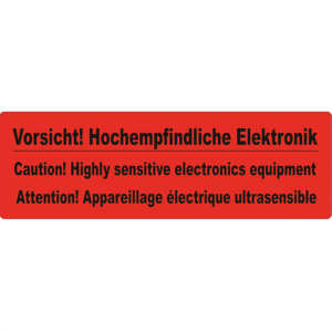 Dreifke&reg; Aufkleber | Verpackungsetiketten mit Hinweisen - 149x48 mm Papier se...