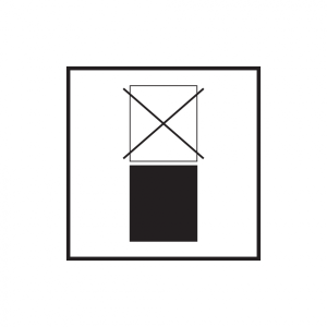 Dreifke&reg; Verpackungsetiketten, Nicht stapeln, 100 x 100 mm, Folie selbstklebe...