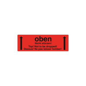 Dreifke&reg; Verpackungsetiketten mit Hinweisen - Rolle &agrave; 500 St&uuml;ck | Papier selb...