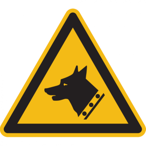 Dreifke&reg; Warnschild, Warnung vor dem Wachhund W013 | Alu gepr&auml;gt | 200x0 mm |...