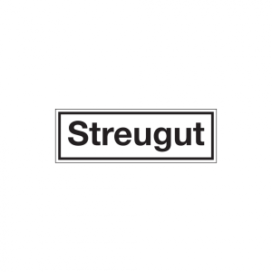 Dreifke&reg; Hinweisschild, Streugut, Folie, 100 x 300 mm, Folie selbstklebend 1 ...
