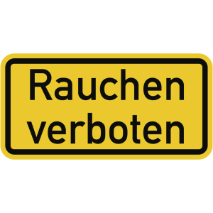 Dreifke&reg; Schild Rauchen verboten, Aluminium, reflektierend RA1 (Typ 1), 600x3...