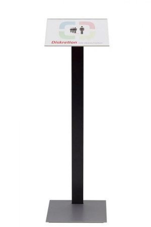 MADRID Silver Line Infostativ 2.0 Wechselmodul A4 hoch oder quer