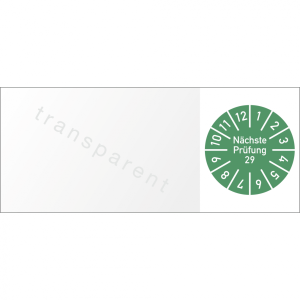Dreifke&reg; Kabelpr&uuml;fplakette N&auml;chste Pr&uuml;fung 2029, Folie, 60x25 mm, 10 St&uuml;ck/Bogen